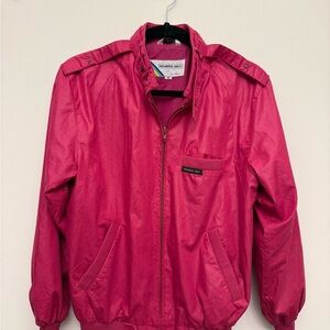 Members Only Fuchsia Raincoat